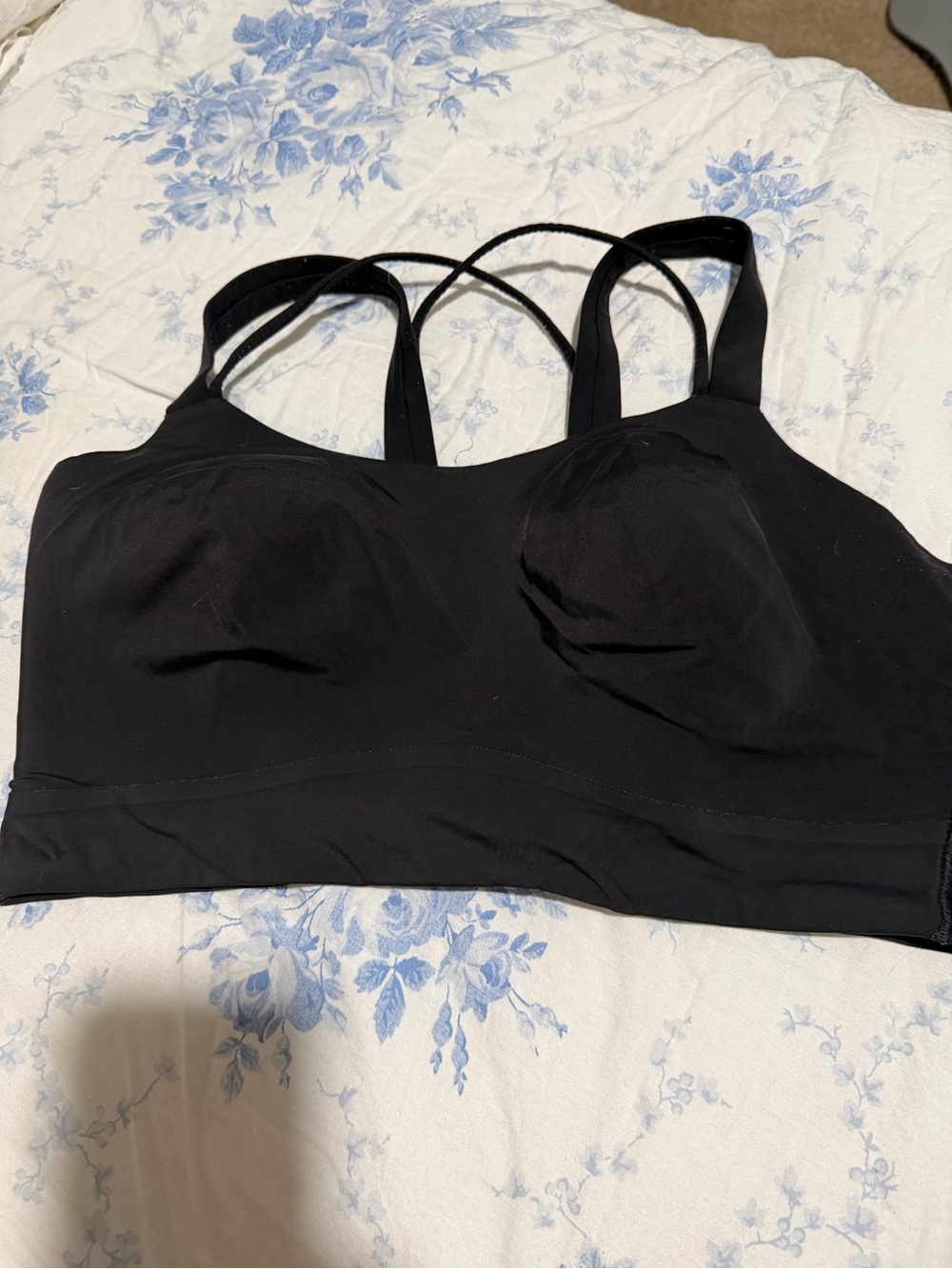 Lululemon Like a Cloud Longline Bra Black Size 14 D/DD